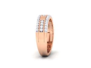 diamond couple ring 3D Print Model