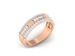 diamond couple ring 3D 打印模型