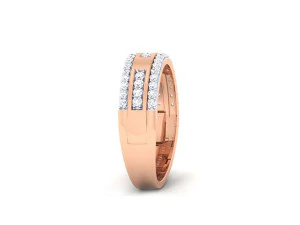 diamond couple ring 3D Print Model