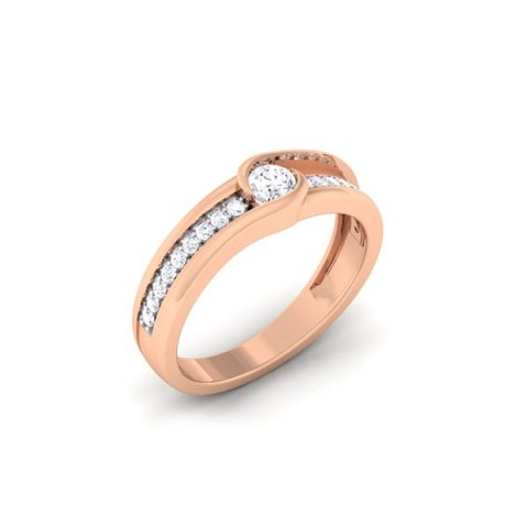 diamond couple ring 3D Print Model .c4d .max .obj .3ds .fbx .stl .blend 