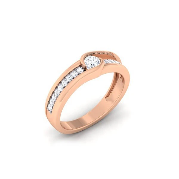 diamond couple ring 3D Print Model .c4d .max .obj .3ds .fbx .stl .blend 
