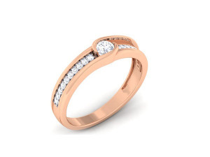 diamond couple ring 3D Print Model