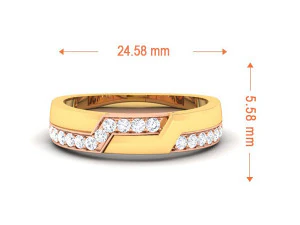 diamond couple ring 3D Print Model