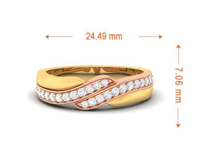 diamond couple ring 3D-printmodel