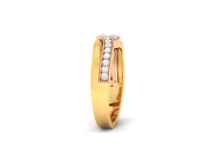 diamond couple ring 3D Print Model