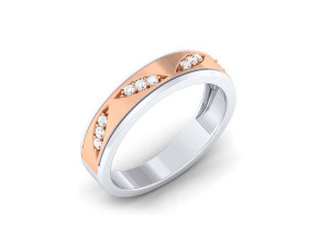 diamond couple ring 3Dプリントモデル