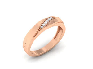 anel de casal de diamantes Modelo de Impressão 3D