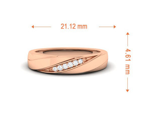 diamond couple ring Modelo de Impressão 3D