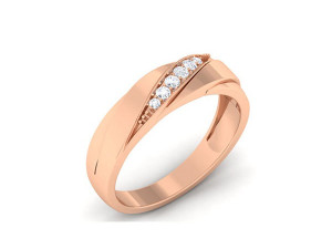 diamond couple ring Modelo de Impressão 3D