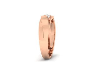 diamond couple ring Modelo de Impressão 3D
