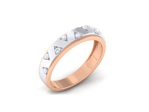 diamond couple ring 3D Print Model