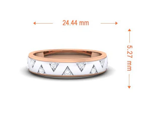 diamond couple ring 3D Print Model