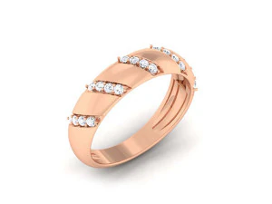 diamond couple ring 3D Print Model