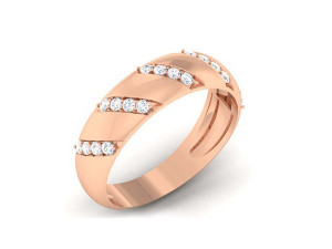 diamond couple ring 3Dプリントモデル