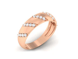 diamond couple ring 3D Print Model