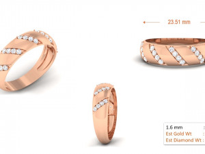 diamond couple ring 3Dプリントモデル