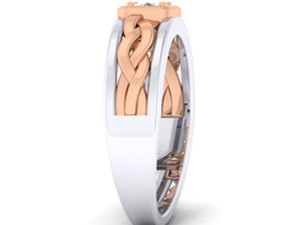 diamond couple ring Modelo de Impressão 3D