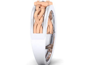 diamond couple ring 3D Print Model
