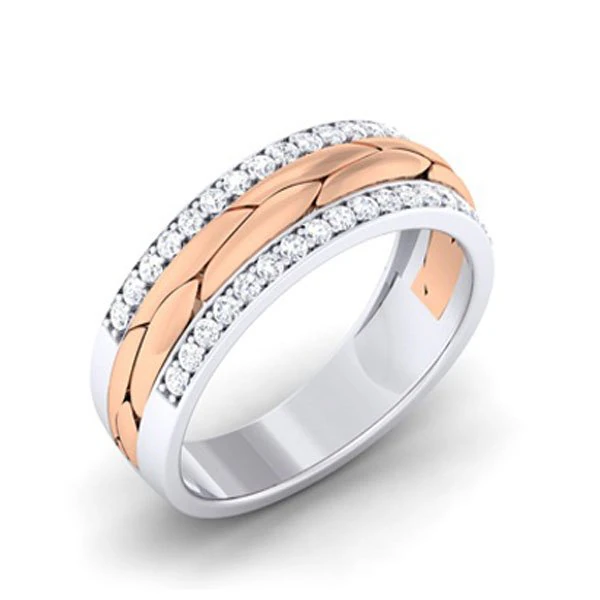 diamond couple ring 3D Print Model .c4d .max .obj .3ds .fbx .stl .blend 