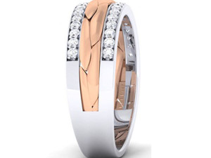 diamond couple ring Modelo de Impressão 3D