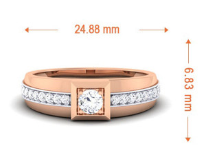 diamond couple ring 3D 打印模型