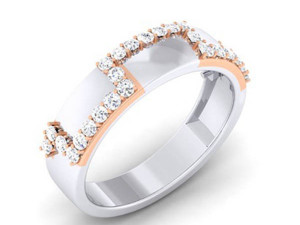 diamond couple ring 3D 프린트 모델