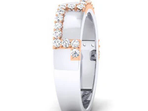 diamond couple ring 3D Print Model