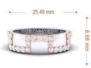 diamond couple ring 3D Принт Модель