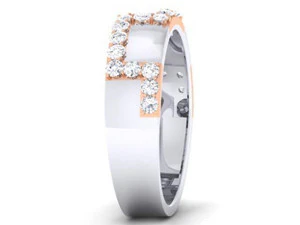 diamond couple ring 3D Print Model