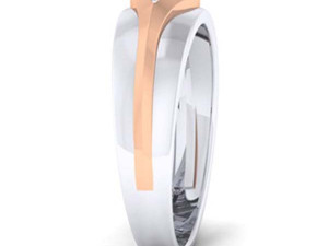 diamond couple ring 3D Baskı Modeli
