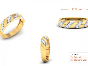 diamond couple ring Modèles 3D en vedette
