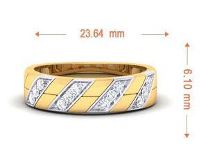 diamond couple ring 3D Print Model