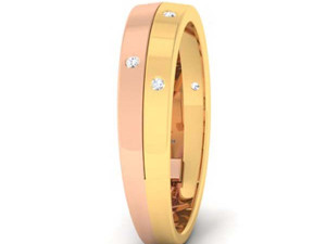 diamond couple ring 3D प्रिंट मॉडल