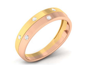 diamond couple ring 3D प्रिंट मॉडल