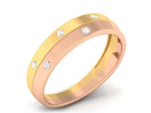 diamond couple ring 3D Print Model