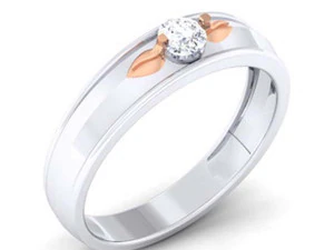 anello per coppia di diamanti Modello di stampa 3D