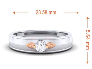 diamond couple ring 3D 打印模型