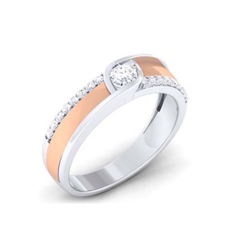 diamond couple ring 3Dプリントモデル .c4d .max .obj .3ds .fbx .stl .blend 