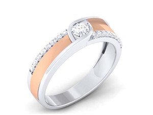 diamond couple ring Modelo de Impressão 3D