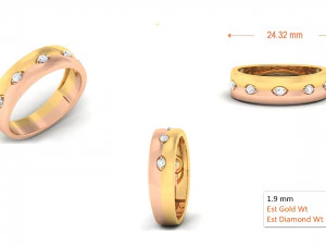 cocktail ring for ladies 3D Print Model