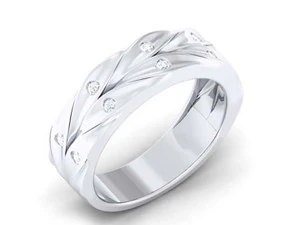 女士鸡尾酒戒指 3D 打印模型