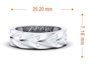 cocktail ring for ladies Modelo de Impressão 3D