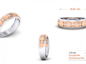 cocktail ring for ladies 3D 프린트 모델