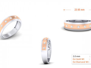 cocktail ring for ladies 3D 프린트 모델