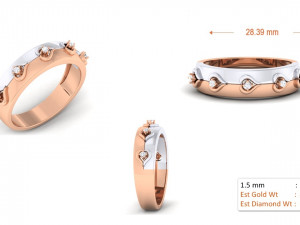 cocktail ring for ladies 3D प्रिंट मॉडल