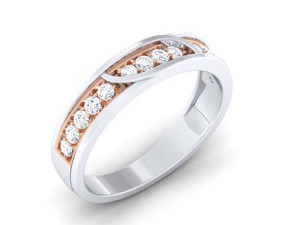 diamond couple ring 3D Baskı Modeli
