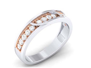 diamond couple ring 3D Baskı Modeli