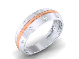 diamond couple ring Model Cetak 3D
