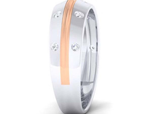 diamond couple ring 3Dプリントモデル