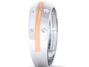 diamond couple ring 3D Print Model